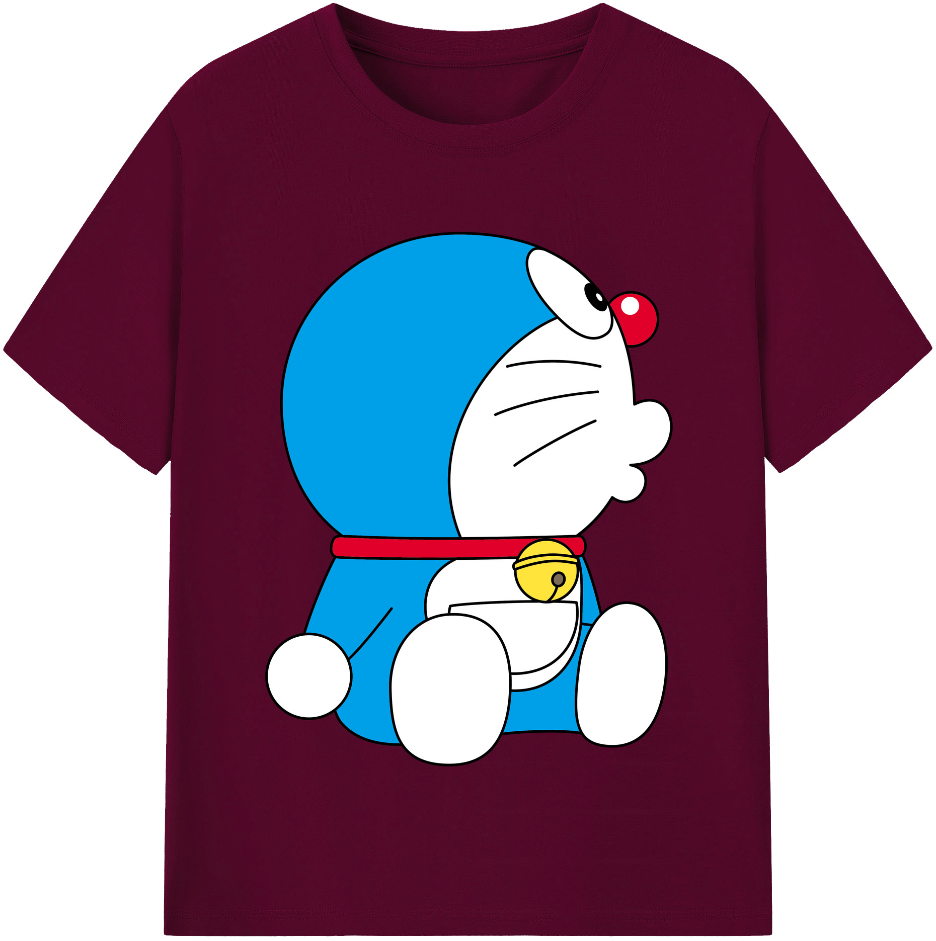 （画像用） ドラえもん Doraemon レディースカジュアルプリントTシャツ（綿100％）